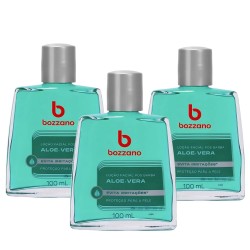 Loção Pós-Barba Bozzano Aloe Vera 100ml - 3 unidades