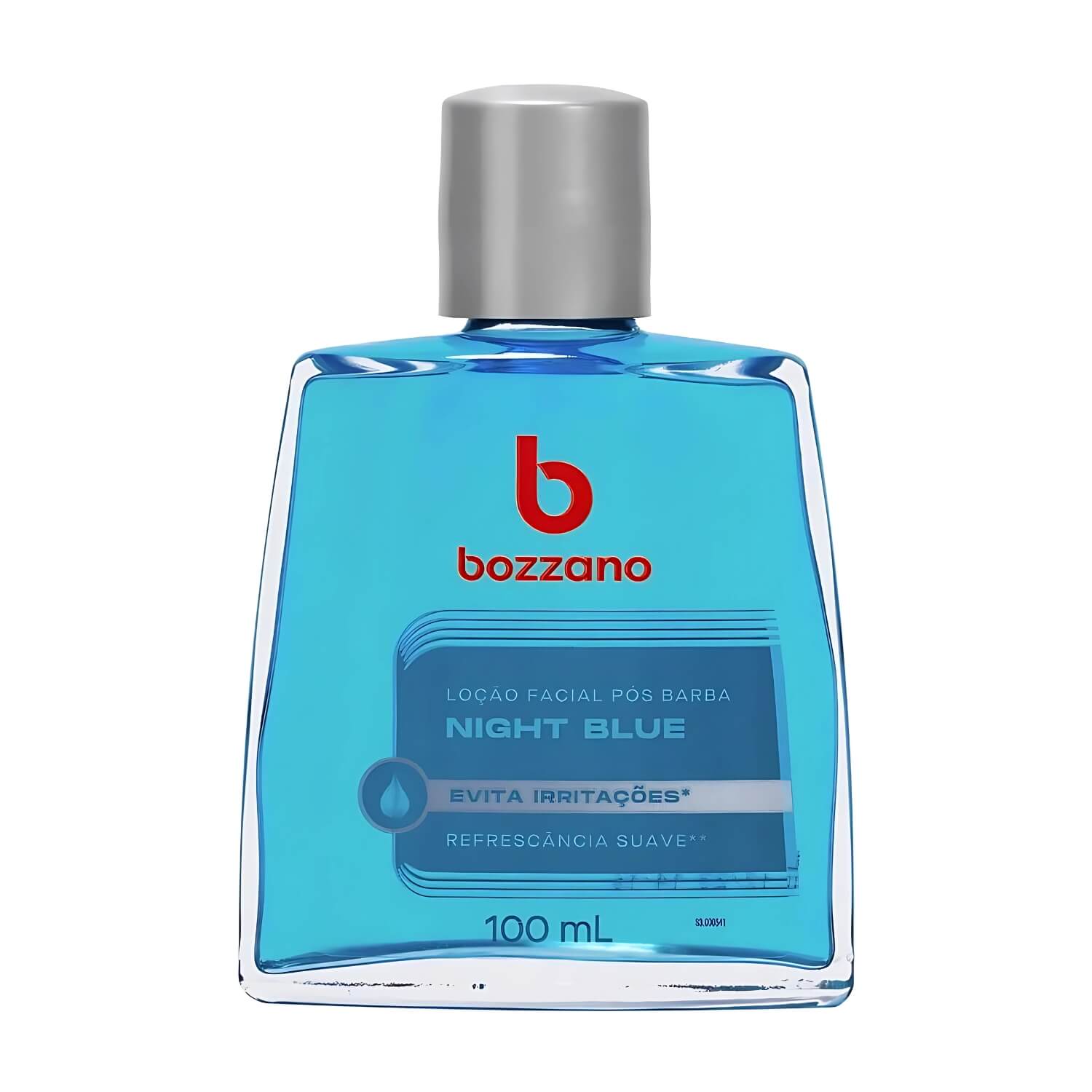 Kit 2 Unidades Creme de Barbear Pele Sensível e Loção Pós Barba Bozzano Night Blue — BOZZANO