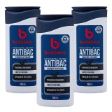 Kit 3 Unidades Sabonete Líquido Bozzano Antibacteriano Carvão Ativado 240ml — BOZZANO