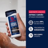 Kit 3 Unidades Sabonete Líquido Bozzano Antibacteriano Carvão Ativado 240ml — BOZZANO