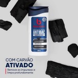 Kit 3 Unidades Sabonete Líquido Bozzano Antibacteriano Carvão Ativado 240ml — BOZZANO