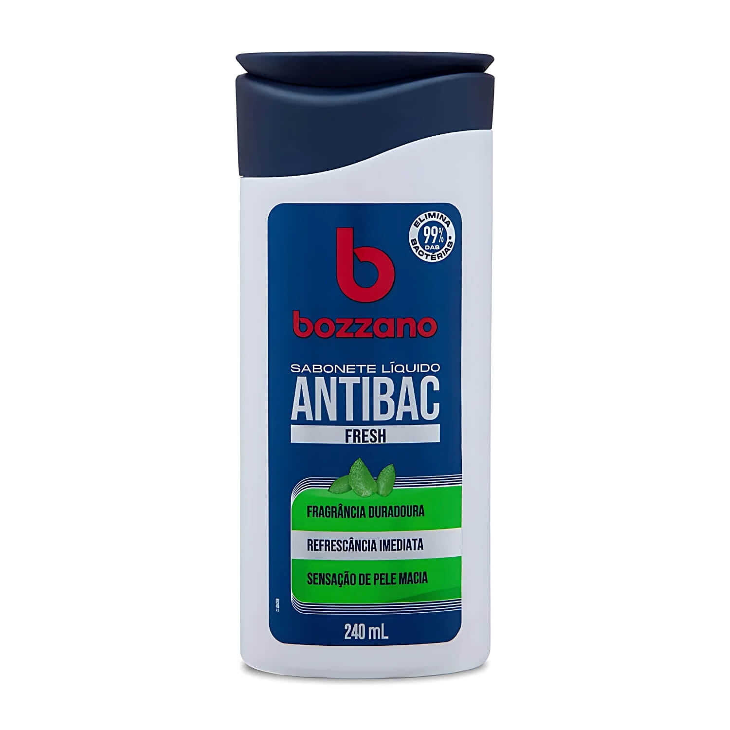 Kit Bozzano: Shampoo 3 em 1 Anticaspa 200ml + Sabonete Líquido Fresh 240ml — BOZZANO