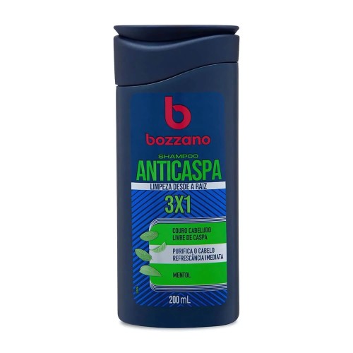 Shampoo para Cabelo Anticaspa 3x1 Bozzano 200ml