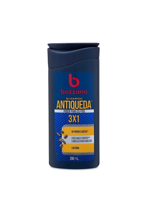 Shampoo para Cabelo Antiqueda 3x1 Bozzano 200ml — BOZZANO