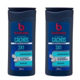 Kit 2 Unidades Shampoo 3 em 1 Bozzano Cachos e Crespos 200ml — BOZZANO