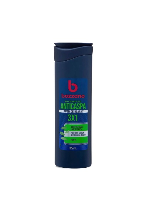 Shampoo para Cabelo Anticaspa 3x1 Bozzano 325ml — BOZZANO