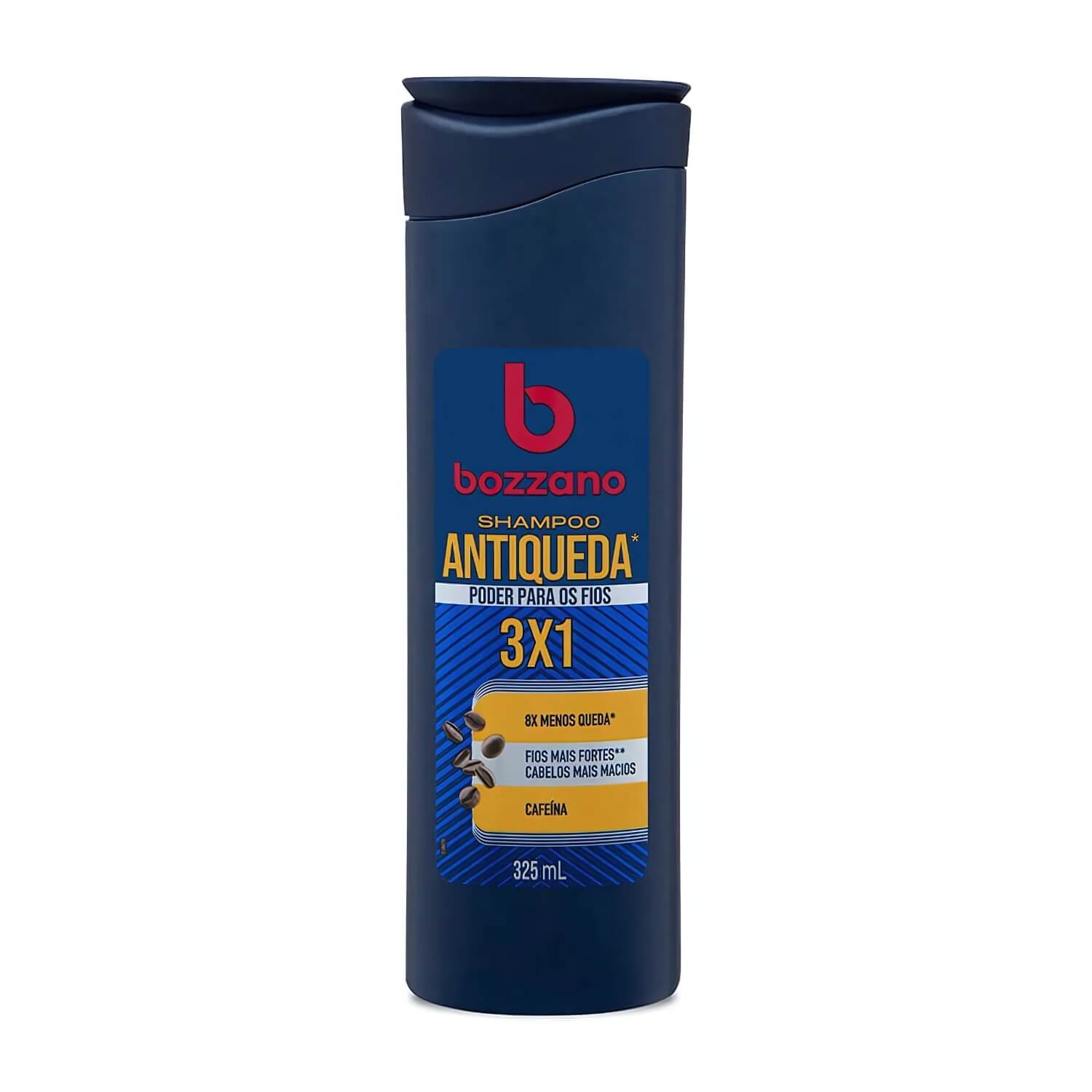 Shampoo Antiqueda para Cabelo 3x1 Bozzano 325ml — BOZZANO