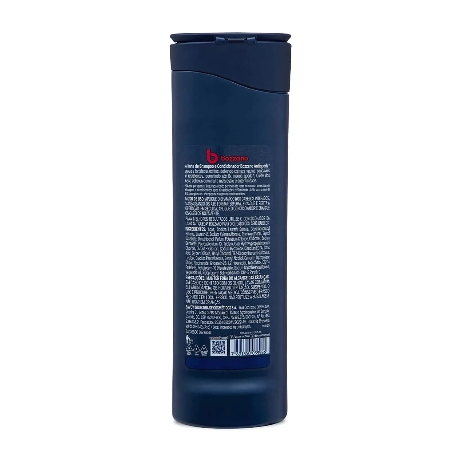 Shampoo Antiqueda para Cabelo 3x1 Bozzano 325ml — BOZZANO