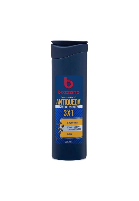 Shampoo Antiqueda para Cabelo 3x1 Bozzano 325ml — BOZZANO