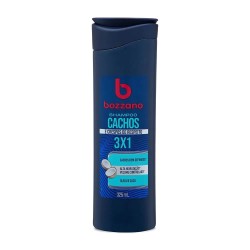 Shampoo para Cabelos com Cachos e Crespos 3x1 Bozzano 325ml