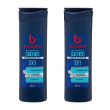 Kit 2x Shampoo Cachos e Crespos 3x1 Bozzano 325ml — BOZZANO