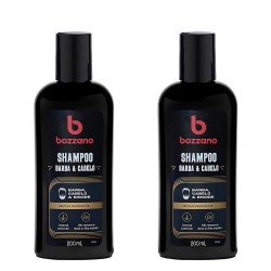 Kit 2 Shampoo para Barba, Cabelo e Bigode Bozzano 200ml