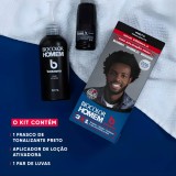 Kit 3 Tonalizantes Biocolor Homem 3x1 Bozzano Preto — BOZZANO