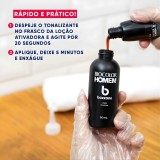 Kit 3 Tonalizantes Biocolor Homem 3x1 Bozzano Preto — BOZZANO
