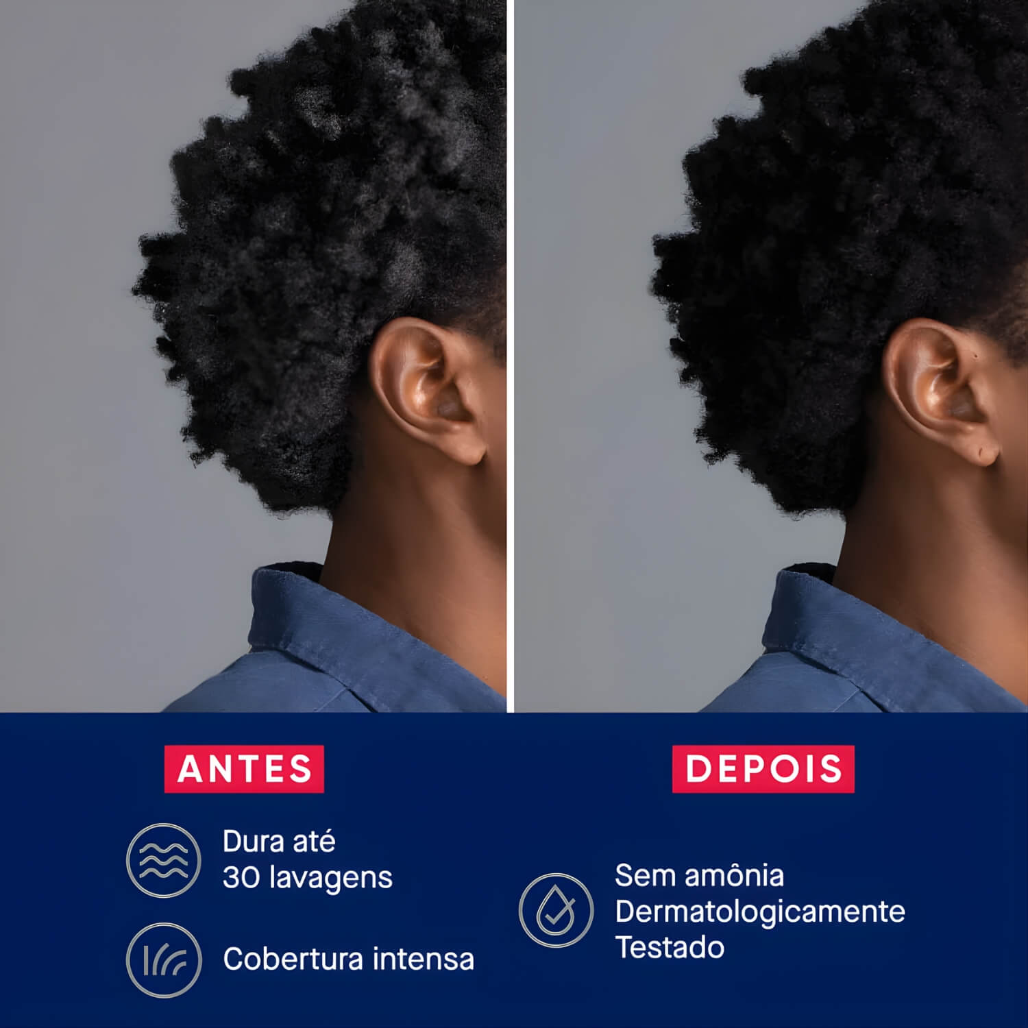 Kit 3 Tonalizantes Biocolor Homem 3x1 Bozzano Preto — BOZZANO