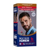 Tonalizante Biocolor Homem 3x1 Bozzano Castanho Claro — BOZZANO