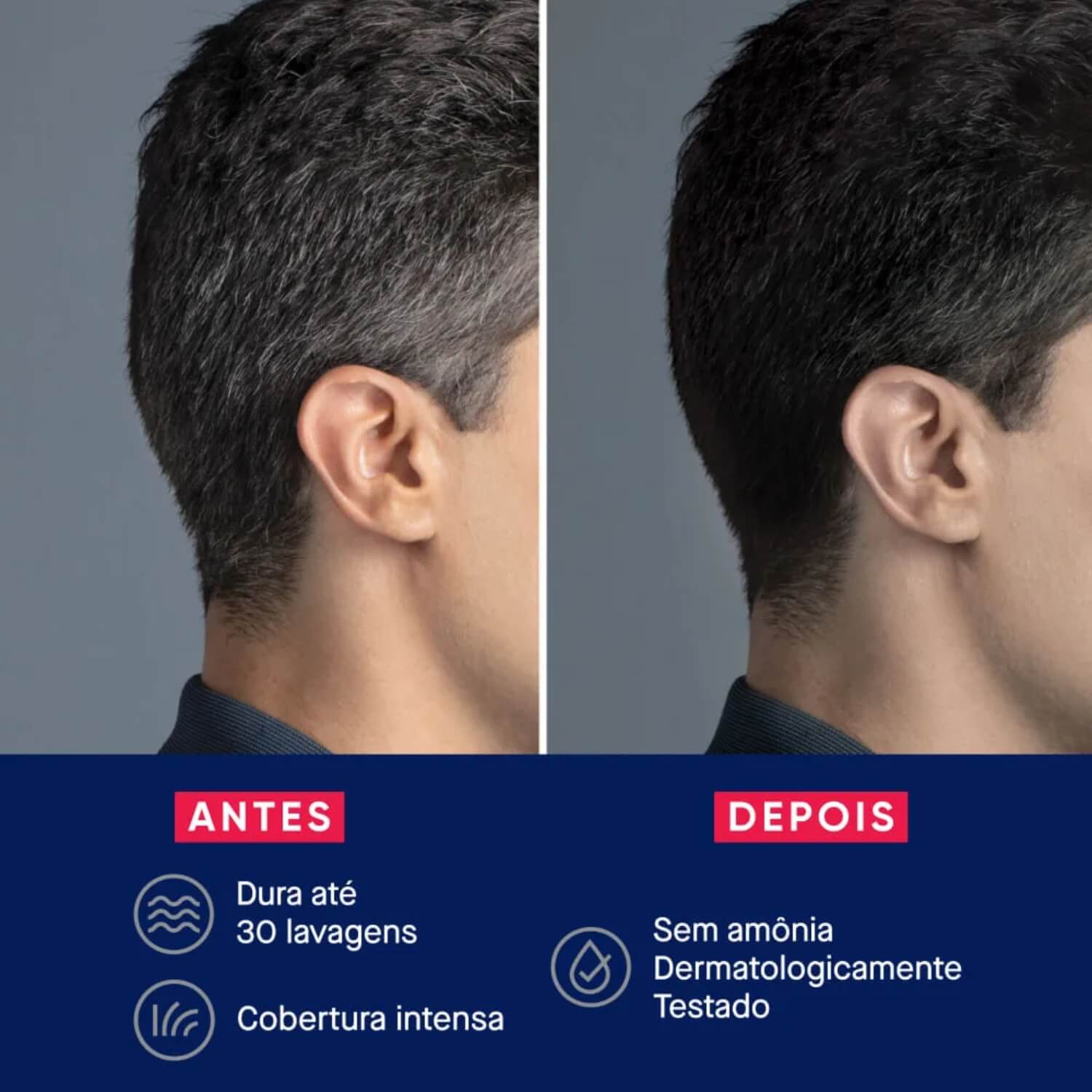 Kit 2 Tonalizantes Biocolor Homem 3x1 Bozzano Castanho Médio — BOZZANO