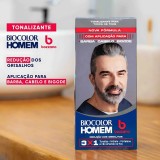 Tonalizante Biocolor Homem 3x1 Bozzano Redução de Grisalhos — BOZZANO