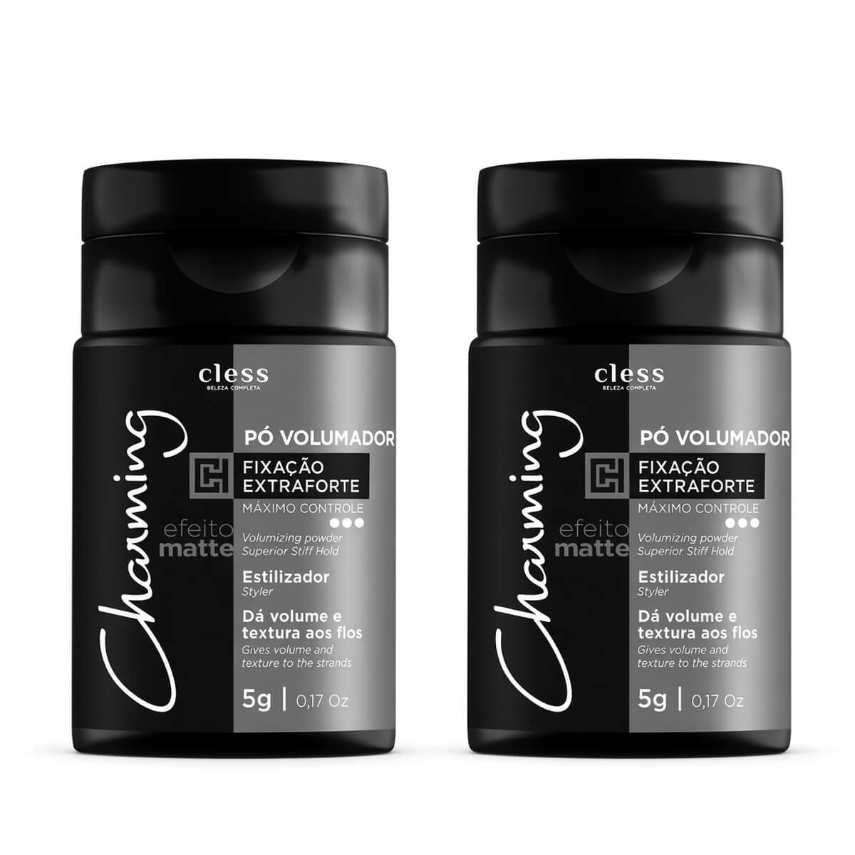 Kit 2 Pó Volumador Charming Cless Extra Forte — CHARMING