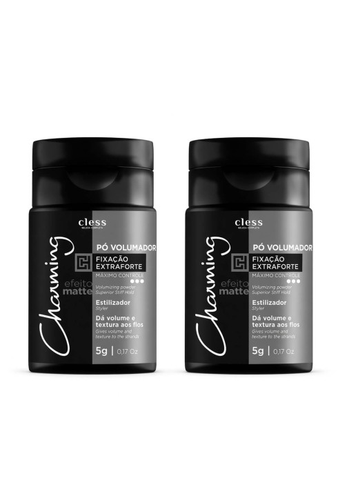 Kit 2 Pó Volumador Charming Cless Extra Forte — CHARMING