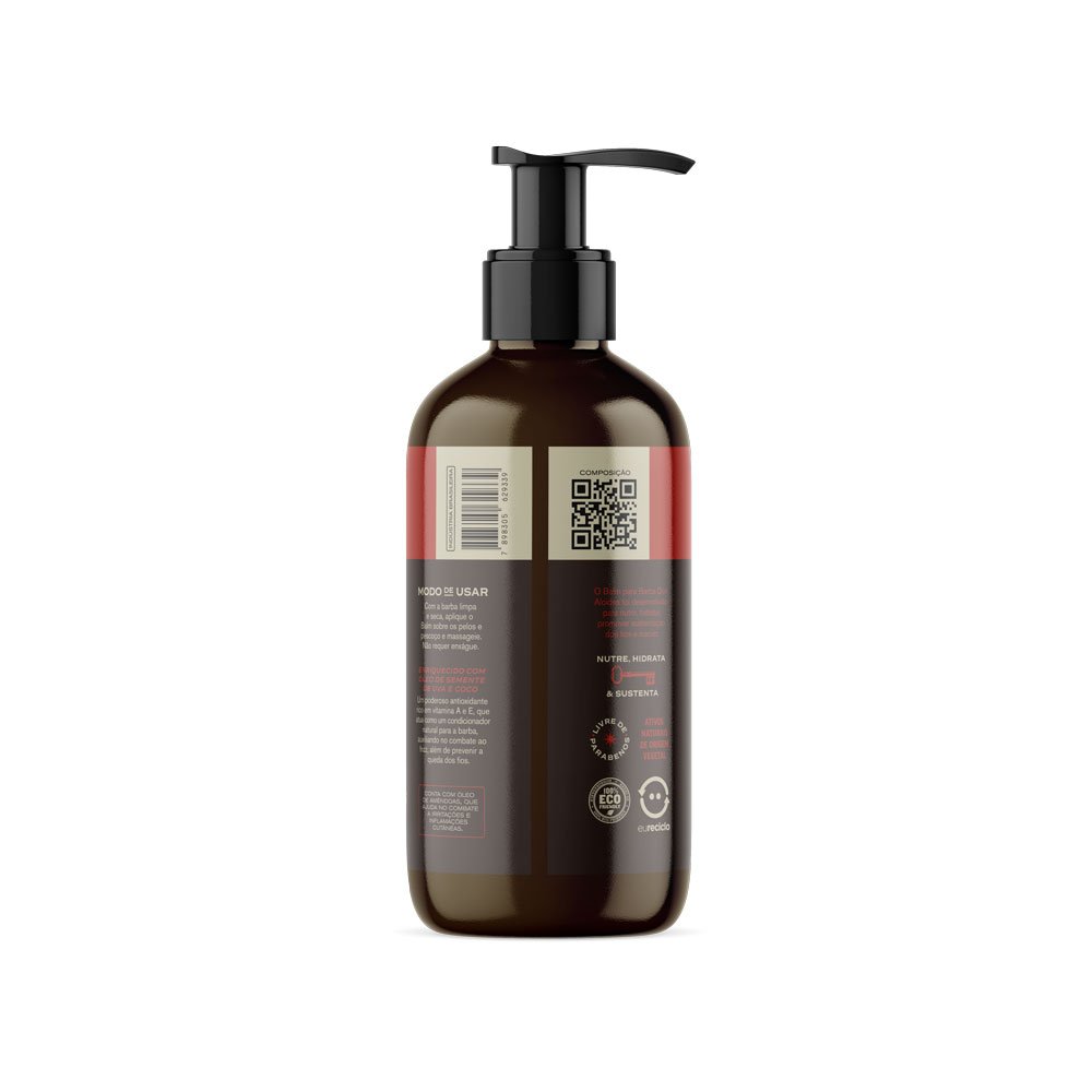 Balm para Barba Don Alcides Barba Negra 450g — DON ALCIDES