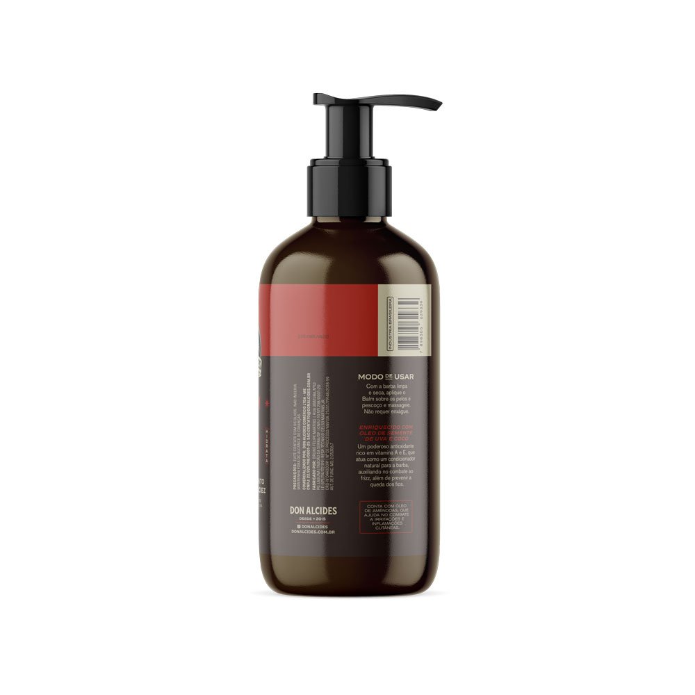 Balm para Barba Don Alcides Barba Negra 450g — DON ALCIDES