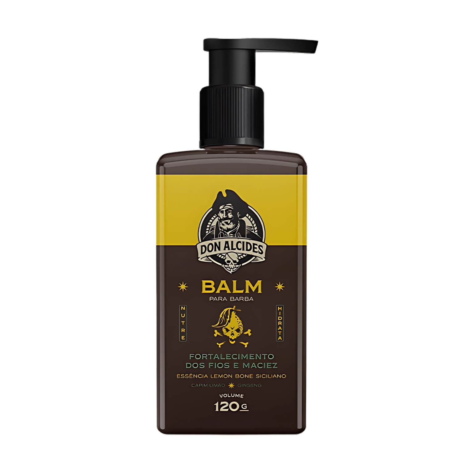 Kit Shampoo + Balm + Óleo para Barba + Pomada Modeladora Don Alcides Lemon Bone — DON ALCIDES