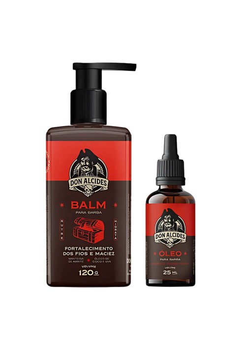 Kit para Barba - Balm + Óleo Don Alcides Barba Negra — DON ALCIDES