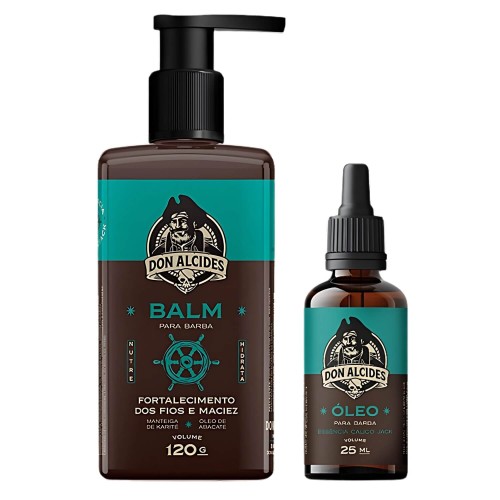 Kit para Barba - Balm + Óleo Don Alcides Calico Jack