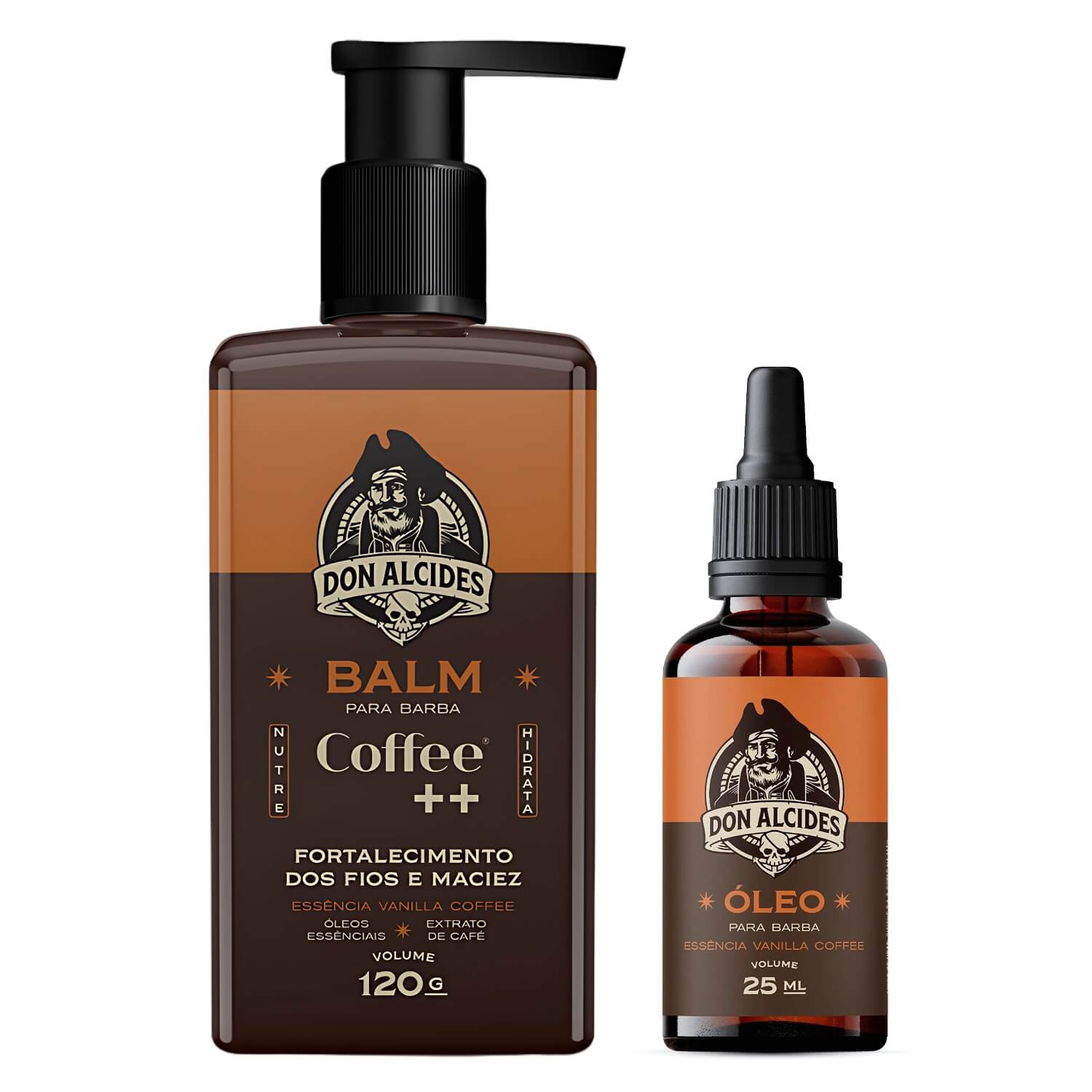 Kit para Barba - Balm + Óleo Don Alcides Coffee Café — DON ALCIDES