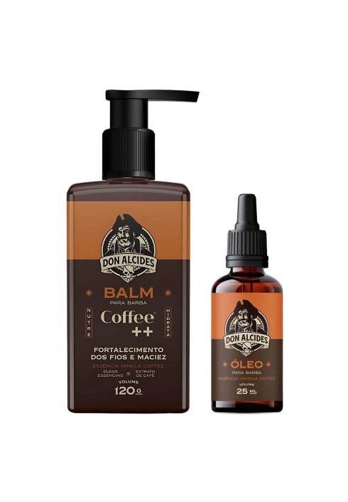 Kit para Barba - Balm + Óleo Don Alcides Coffee Café — DON ALCIDES
