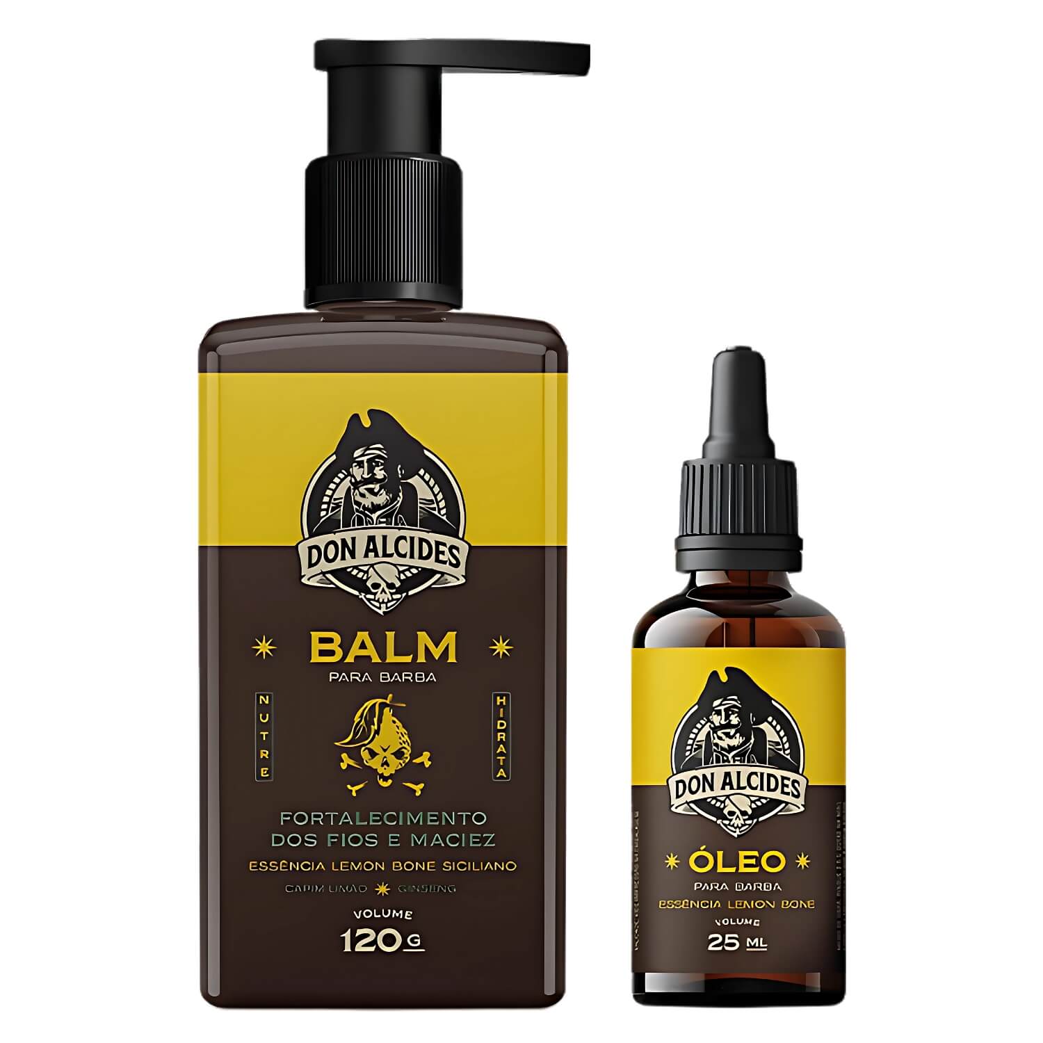 Kit para Barba - Balm + Óleo Don Alcides Lemon Bone — DON ALCIDES