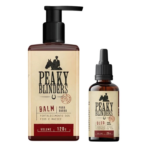 Kit para Barba - Balm + Óleo Don Alcides Peaky Blinders