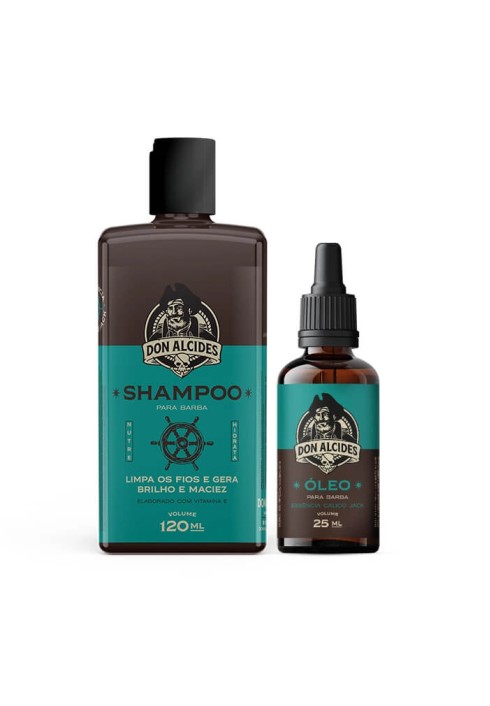 Kit para Barba Shampoo + Óleo Don Alcides Calico Jack — DON ALCIDES
