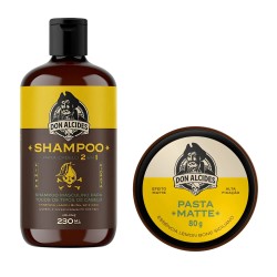 Kit Shampoo 2 Em 1 + Pomada Don Alcides Lemon Bone