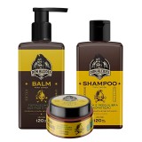 Kit Shampoo e Balm para Barba + Pomada Modeladora Don Alcides Lemon Bone — DON ALCIDES