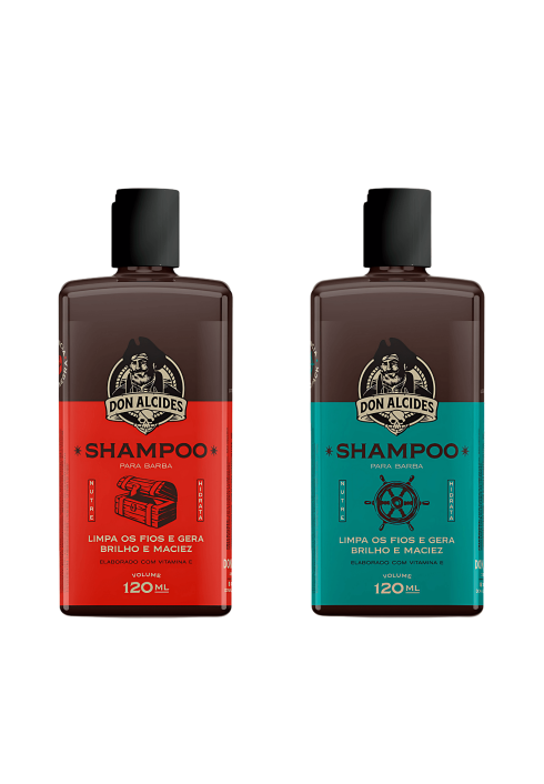 Kit Shampoo para Barba Don Alcides Calico Jack e Barba Negra — DON ALCIDES
