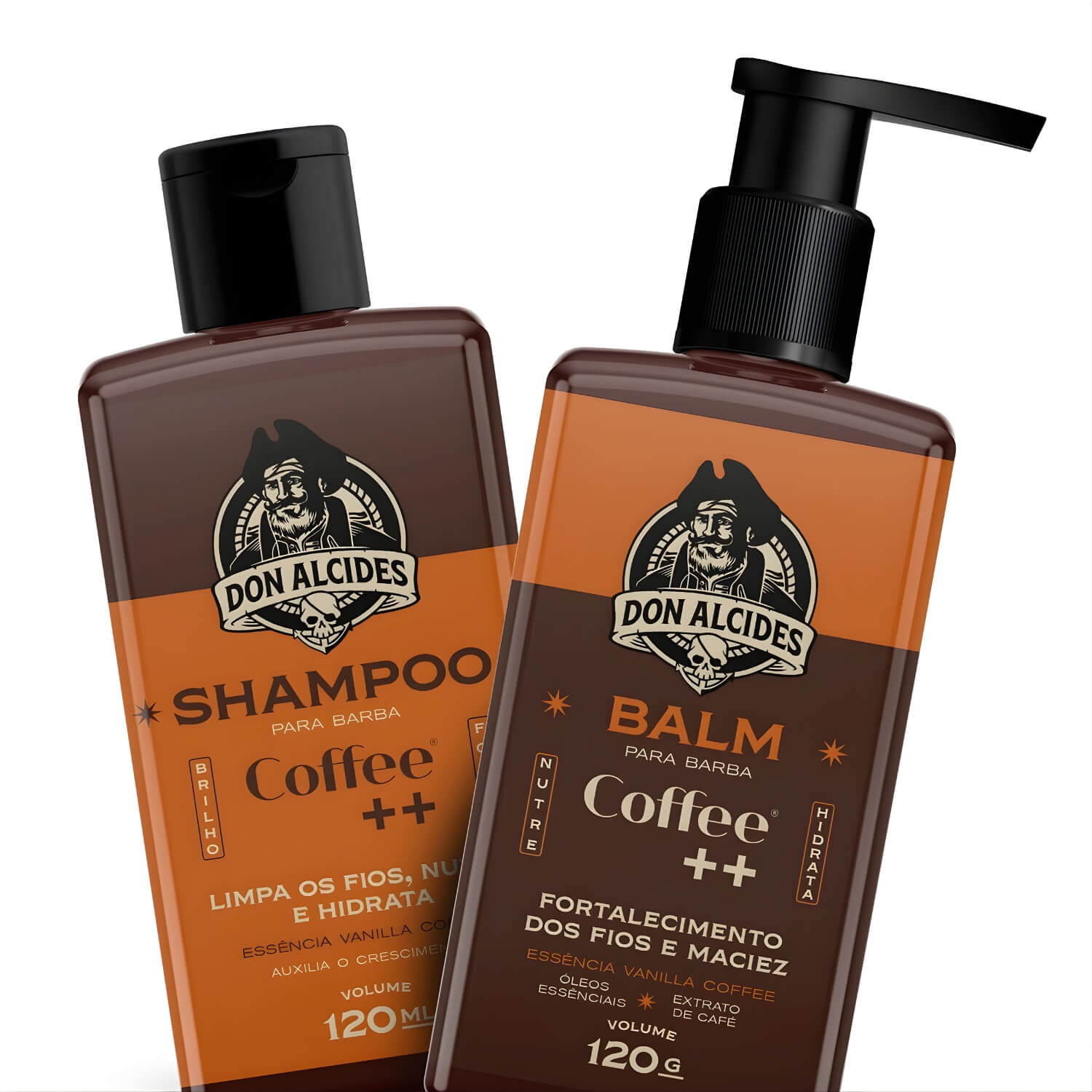 Kit para Barba - Shampoo e Balm Don Alcides Coffee Café — DON ALCIDES