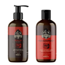 Kit Para Barba - Shampoo E Balm Don Alcides Barba Negra 450