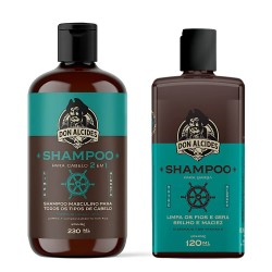 Shampoo Para Barba e Shampoo Cabelo Don Alcides Calico Jack