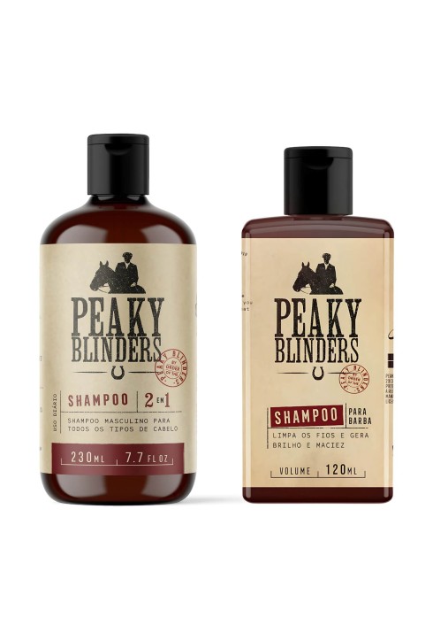 Shampoo de Barba + Shampoo Cabelo Don Alcides Peaky Blinders — DON ALCIDES