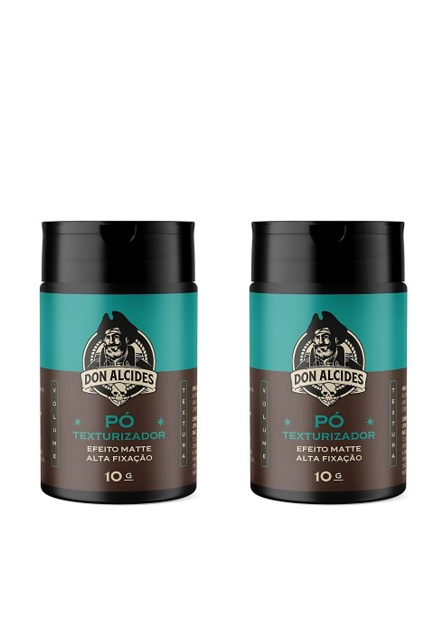 Pomada em Pó Don Alcides Calico Jack Matte Fixação Forte 2un — DON ALCIDES