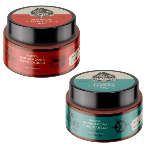 Pasta Modeladora Don Alcides Matte Calico Jack E Barba Negra