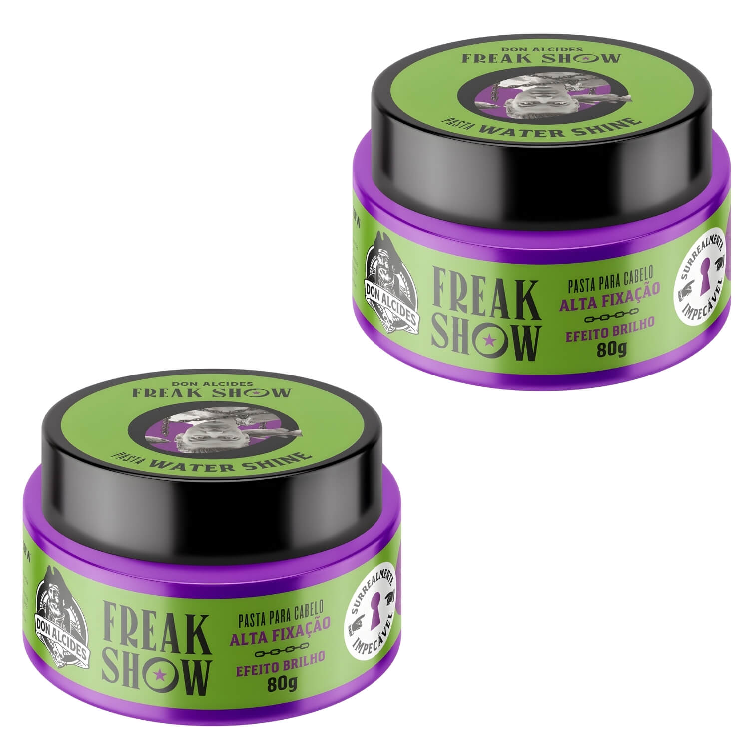 Pomada para Cabelo Don Alcides Freak Show Efeito Brilho - 2un — DON ALCIDES