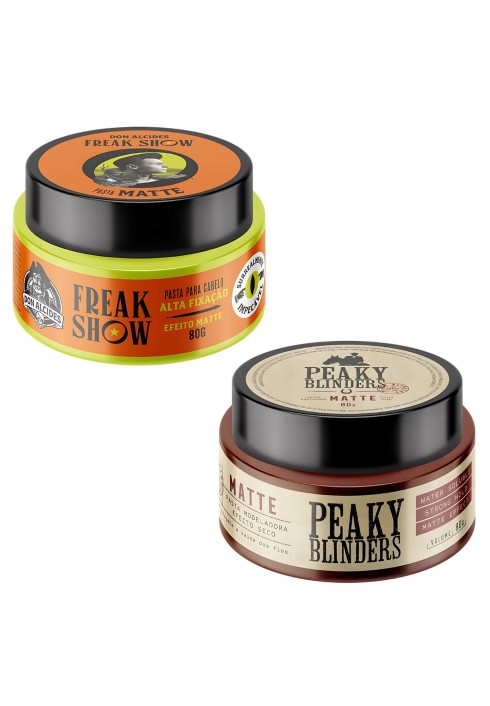 Pasta Modeladora Don Alcides Matte Freak Show e Peaky Blinders — DON ALCIDES
