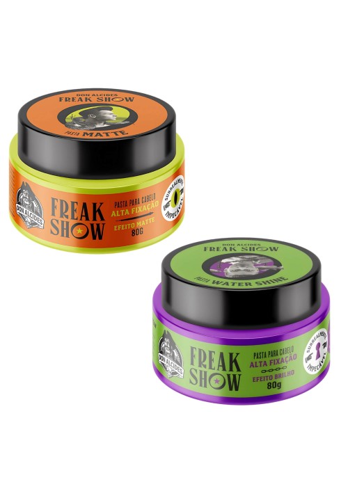 Pomada para Cabelo Don Alcides Freak Show - Efeito Matte E Brilho Alta Fixação — DON ALCIDES