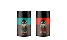 Kit Pomada Em Pó Don Alcides - Barba Negra E Calico Jack