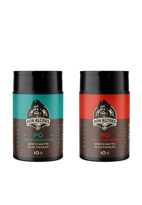 Kit Pomada Em Pó Don Alcides - Barba Negra E Calico Jack — DON ALCIDES