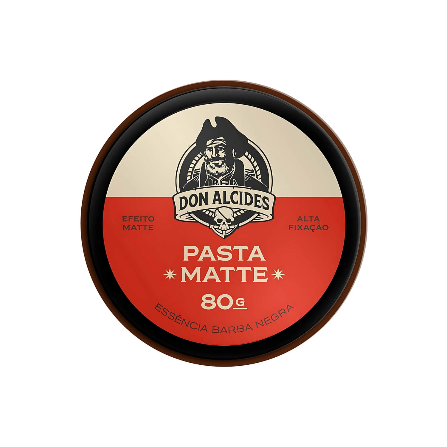 Pasta Modeladora Don Alcides Matte Barba Negra 80g - 2 un — DON ALCIDES