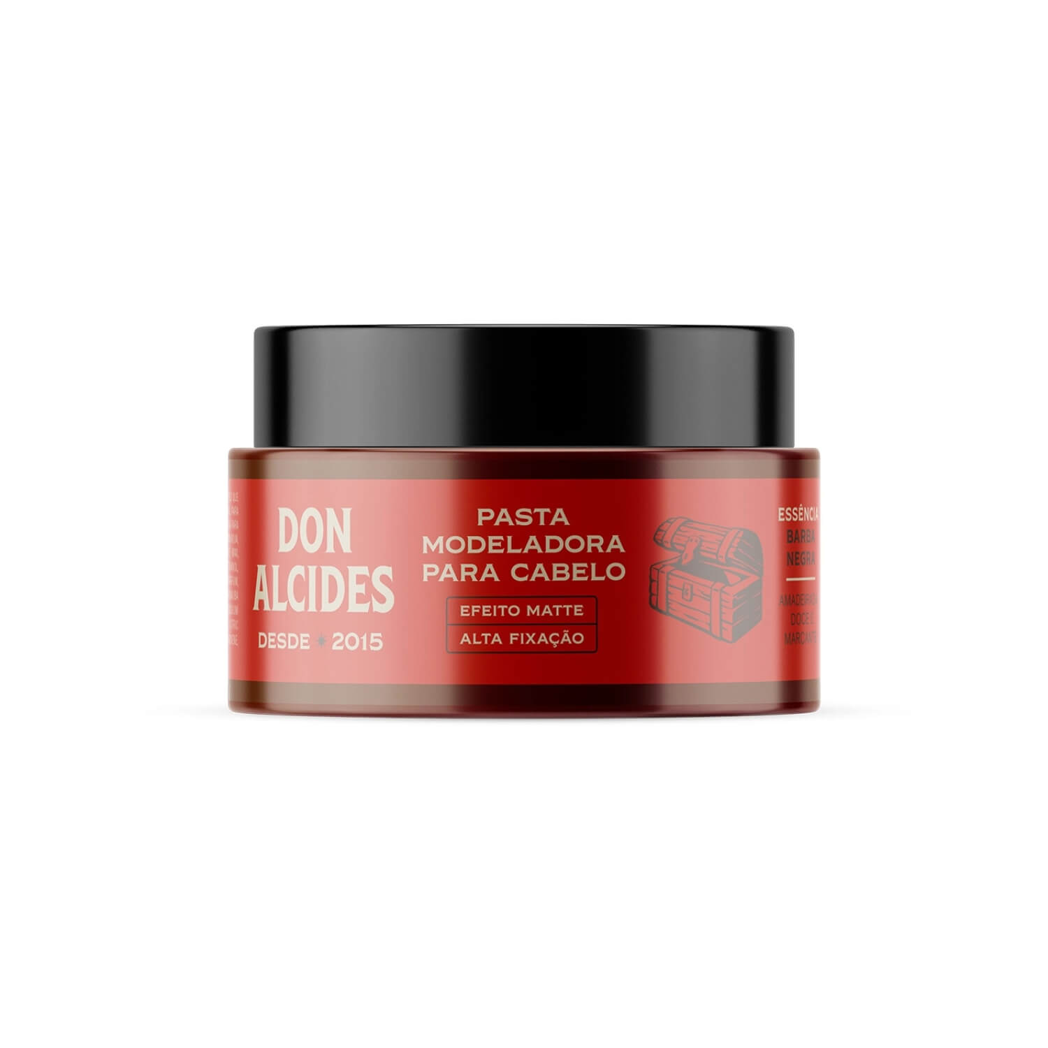 Pasta Modeladora Don Alcides Matte Barba Negra 80g - 2 un — DON ALCIDES